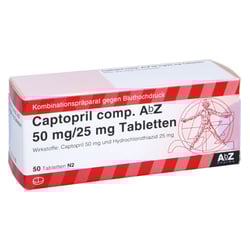 Captopril comp. AbZ 50 mg/25 mg