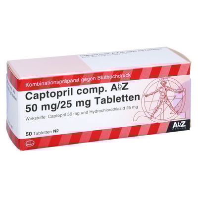 Captopril comp. AbZ 50 mg/25 mg