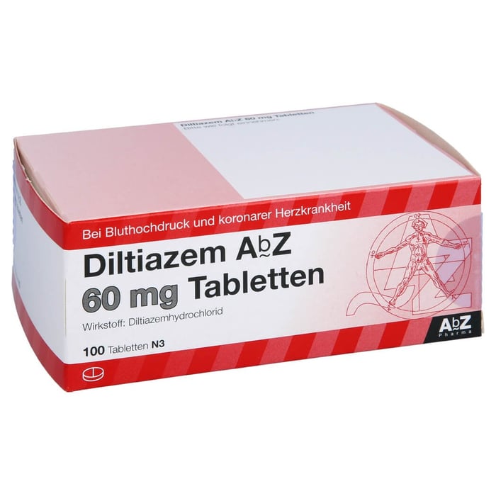 Diltiazem AbZ 60 mg Tabletten