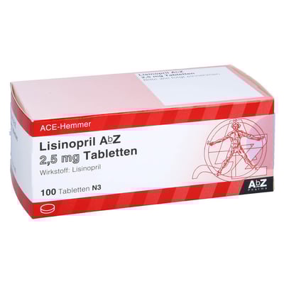Lisinopril AbZ 2,5 mg
