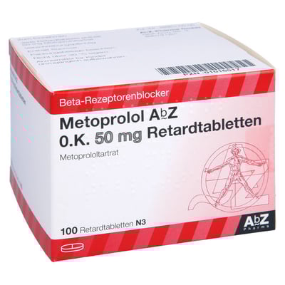 Metoprolol AbZ O.K. 50 mg retard
