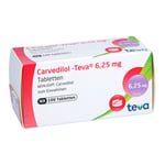 Carvedilol-Teva 6,25 mg Produktbild 1