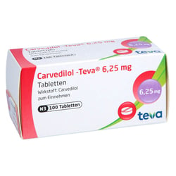 Carvedilol-Teva 6,25 mg