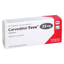 Carvedilol-Teva 25 mg