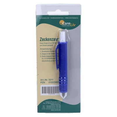Zeckenzange Kunststoff Careliv
