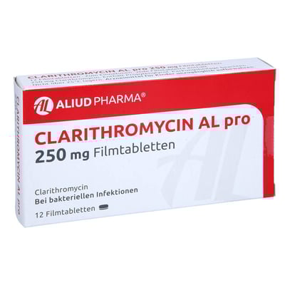 Clarithromycin AL pro 250 mg