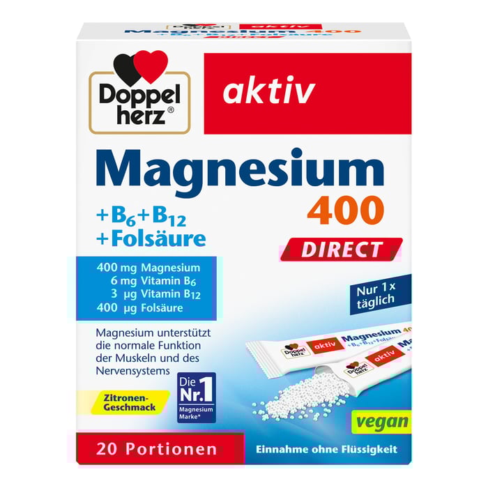 Doppelherz Magnesium + B Vitamine direct