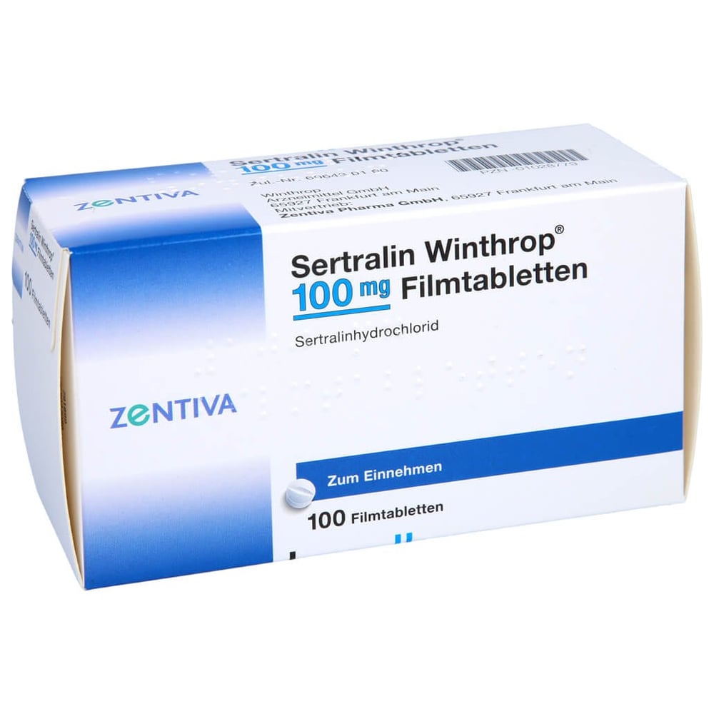 Sertralin Winthrop 100 mg
