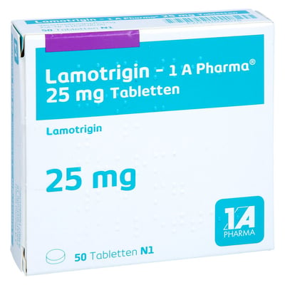 Lamotrigin-1A Pharma 25 mg Produktbild 1