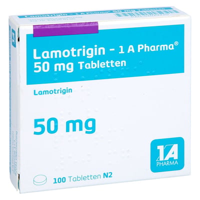 Lamotrigin-1A Pharma 50 mg Produktbild 1