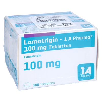 Lamotrigin-1A Pharma 100 mg Produktbild 1