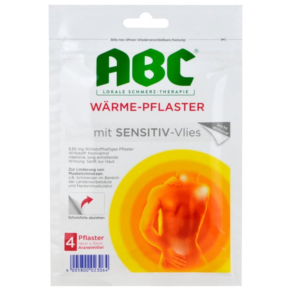 ABC Wärme-Pflaster 9,85 mg