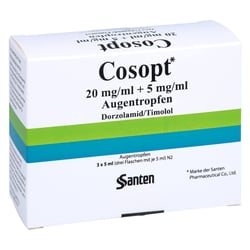Cosopt 20 mg/ml+5 mg/ml