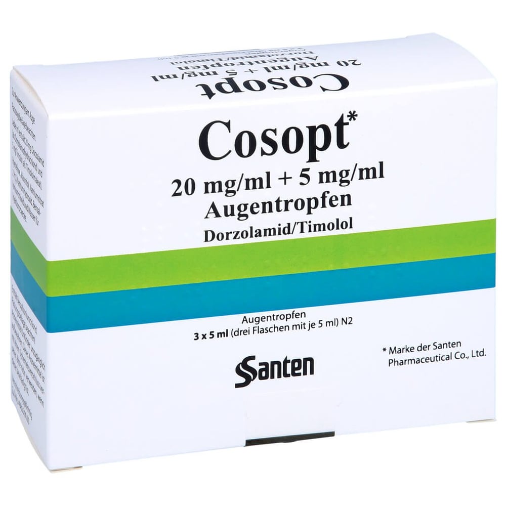 Cosopt 20mg/ml+5mg/ml