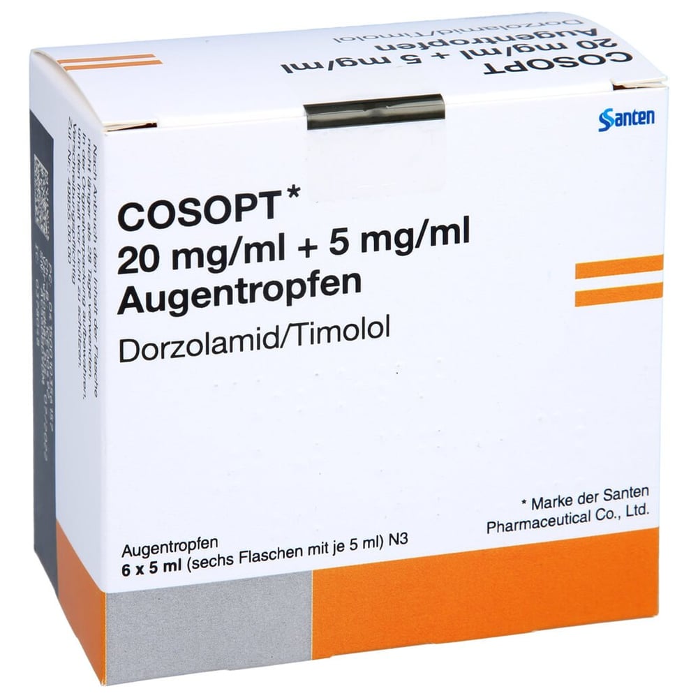 Cosopt 20mg/ml+5mg/ml