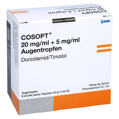 Cosopt 20mg/ml+5mg/ml