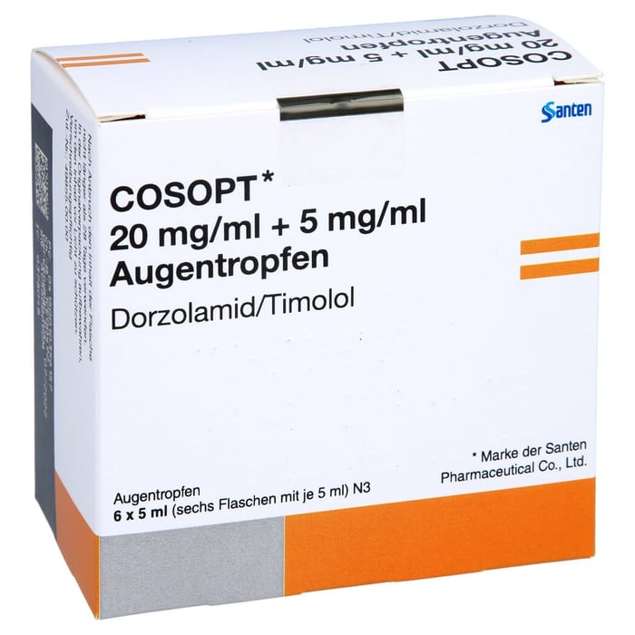Cosopt 20mg/ml+5mg/ml