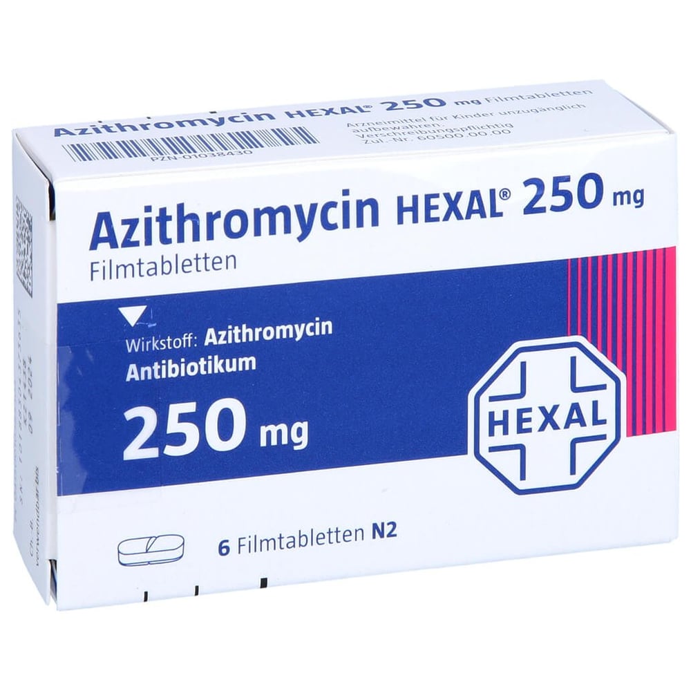 Azithromycin HEXAL 250 mg