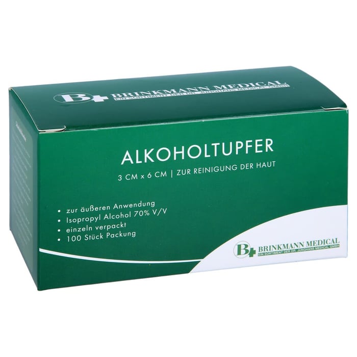 Alkoholtupfer 3x6cm steril