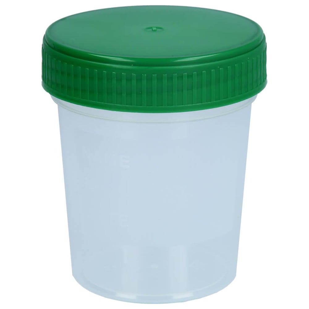 Urinbecher mit Schraubdeckel