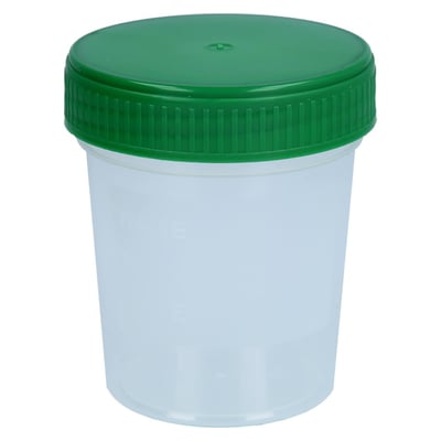 Urinbecher mit Schraubdeckel