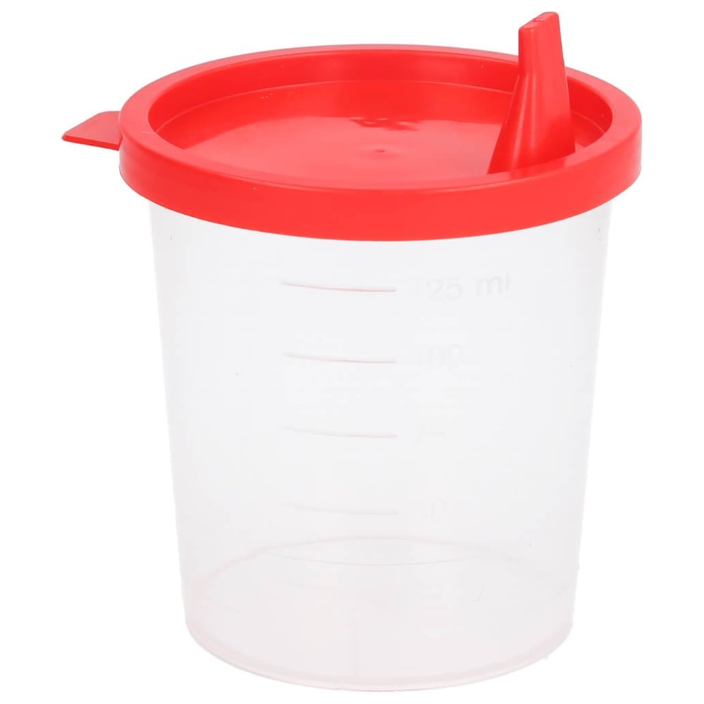 Urinbecher mit Schnappdeckel