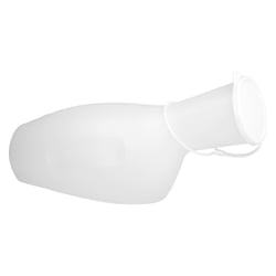 Urinflasche Kst. Männer runde Form 1000 ml milchig