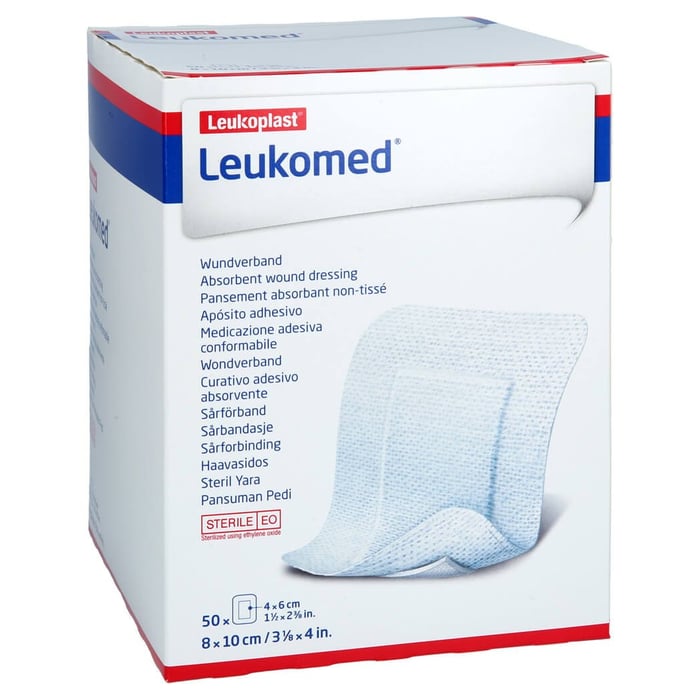 Leukomed sterile Pflaster 8x10 cm