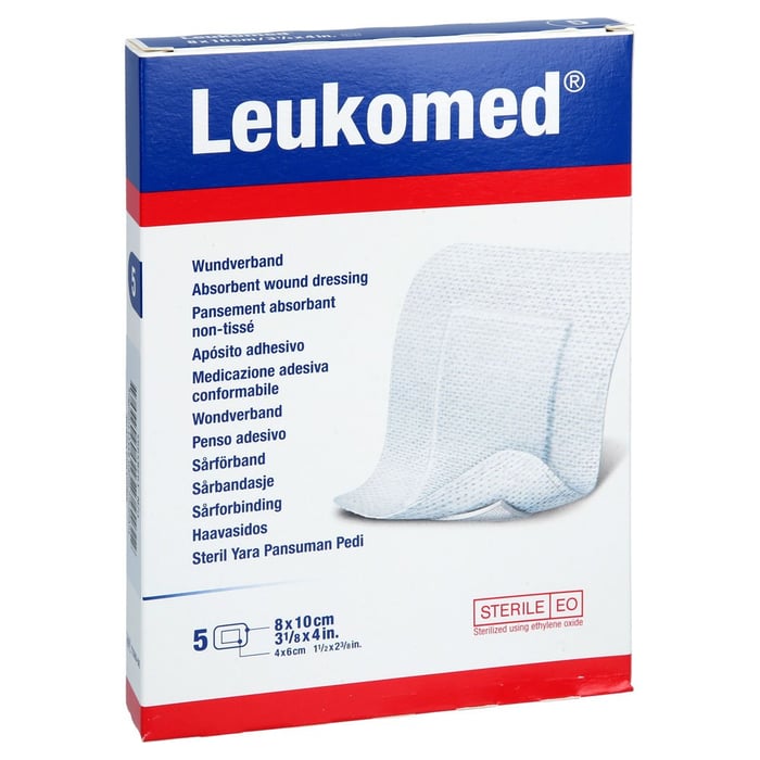 Leukomed sterile Pflaster 8x10 cm