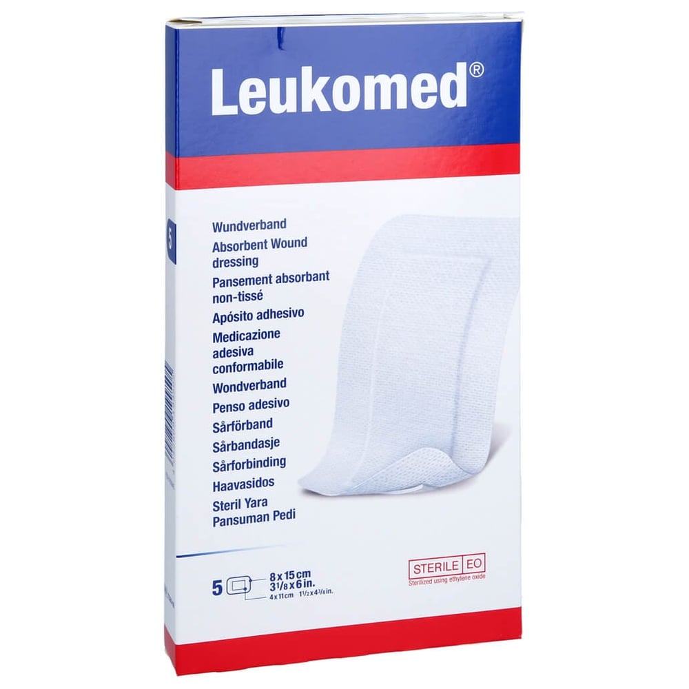 Leukomed sterile Pflaster 8x15 cm