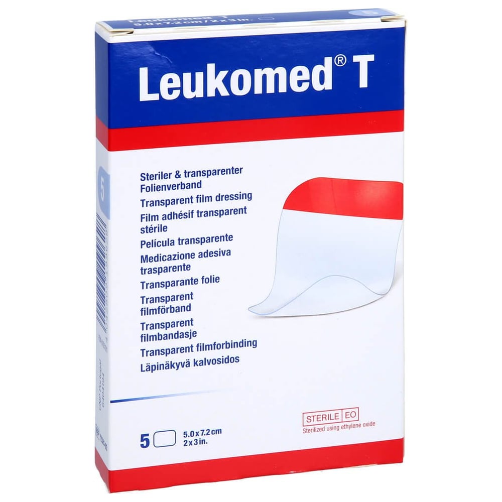 Leukomed transp.sterile Pflaster 5x7,2 cm