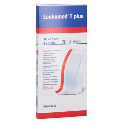 Leukomed transp.plus sterile Pflaster 10x25 cm