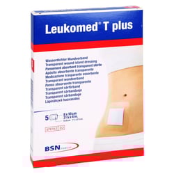 Leukomed transp.plus sterile Pflaster 8x10 cm