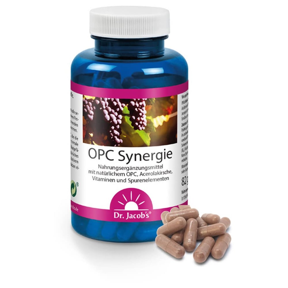Dr. Jacob's OPC Synergie Traubenkernextrakt mit Acerola