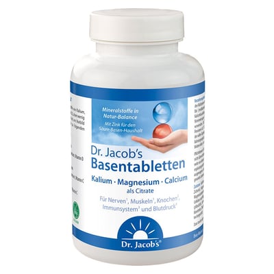 Dr. Jacob's Basentabletten Basen-Citrat-Mineralstoffe