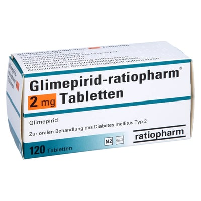 Glimepirid-ratiopharm 2 mg