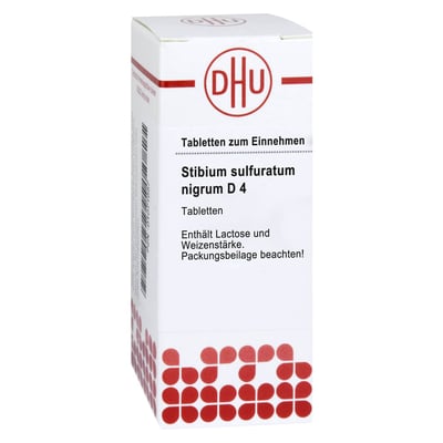 Stibium Sulfuratum Nigrum D 4 Tabletten