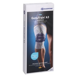 Genutrain A3 Kniebandage links Größe 6 titan