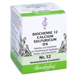 Biochemie 12 Calcium sulfuricum D 6