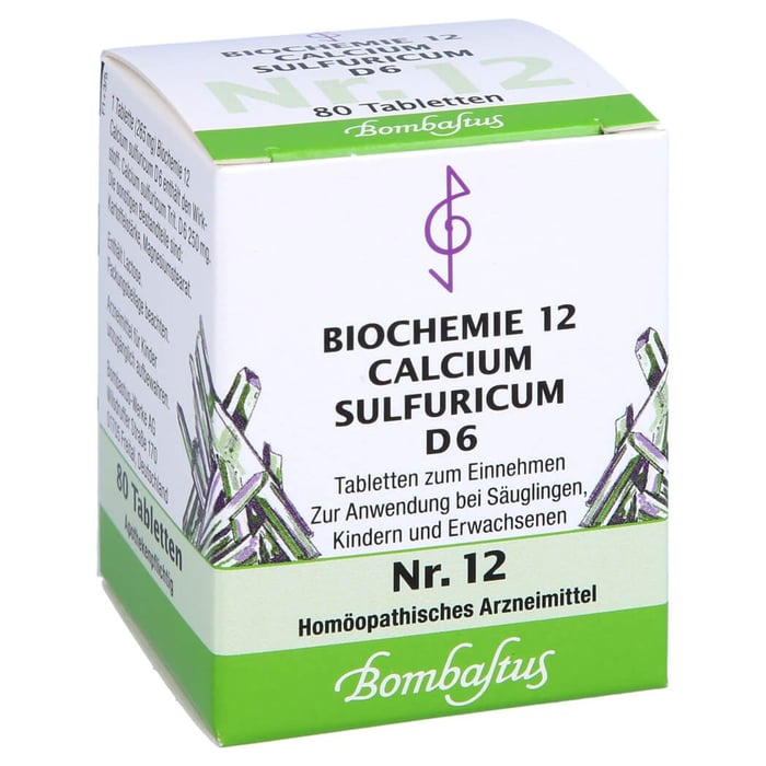 Biochemie 12 Calcium sulfuricum D 6