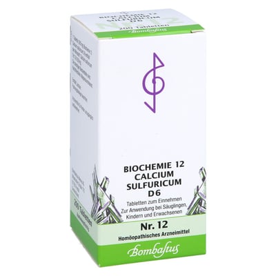Biochemie 12 Calcium sulfuricum D 6