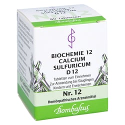 Biochemie 12 Calcium sulfuricum D 12