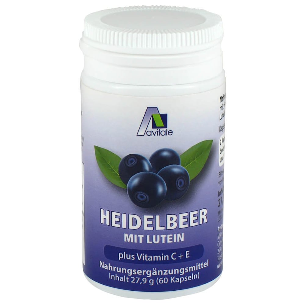 Heidelbeer Kapseln + Lutein + C + E
