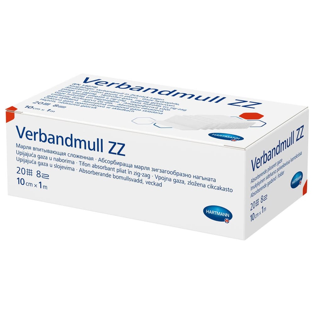 Verbandmull Hartmann 10 cmx1 m zickzack