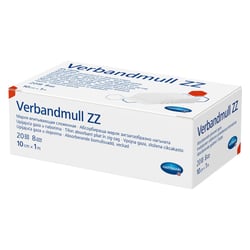 Verbandmull Hartmann 10 cmx1 m zickzack