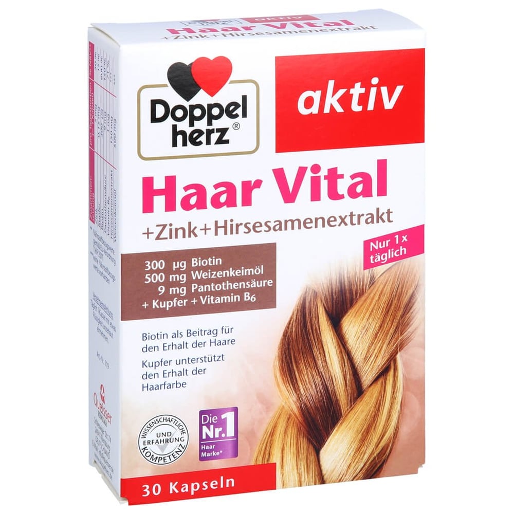 Doppelherz Haar Vital + Zink + Hirseextrakt