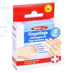 Fingerlinge Schutzkappen f.Finger+Zehen