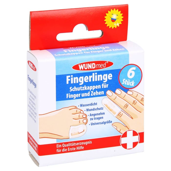 Fingerlinge Schutzkappen f.Finger+Zehen