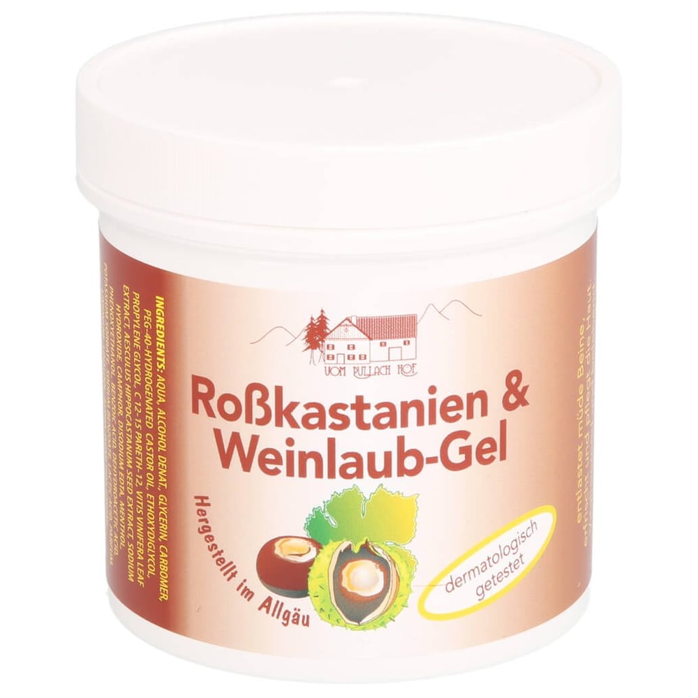 Rosskastanien Weinlaub Gel
