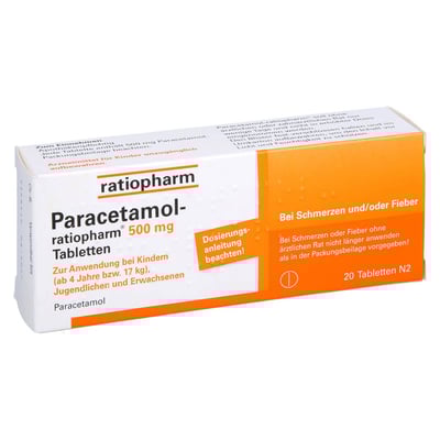 Paracetamol-ratiopharm 500 mg